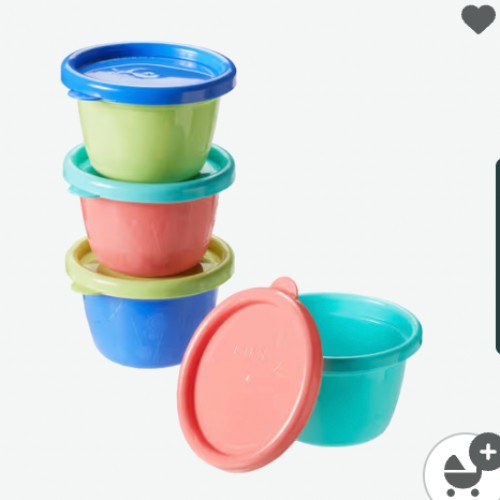 Nuby Snack Pod 4 Pack